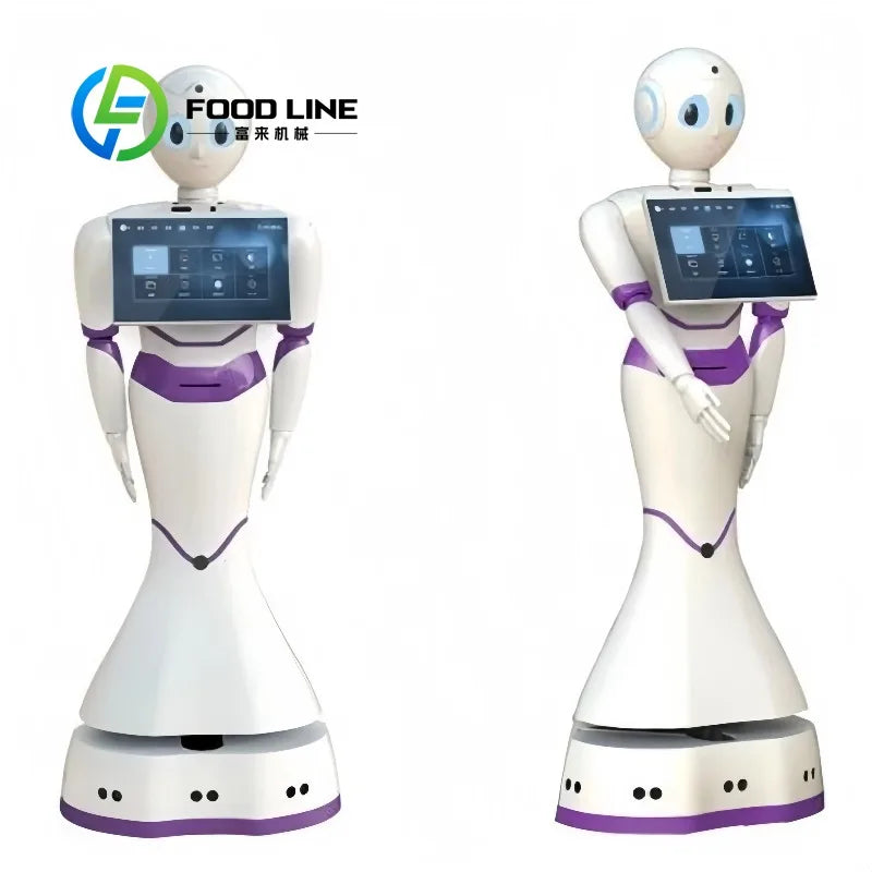Customized Commercial Service Robot for Public Areas, Serving as Reception Greeter, Security Patrol, Waiter for Hotels