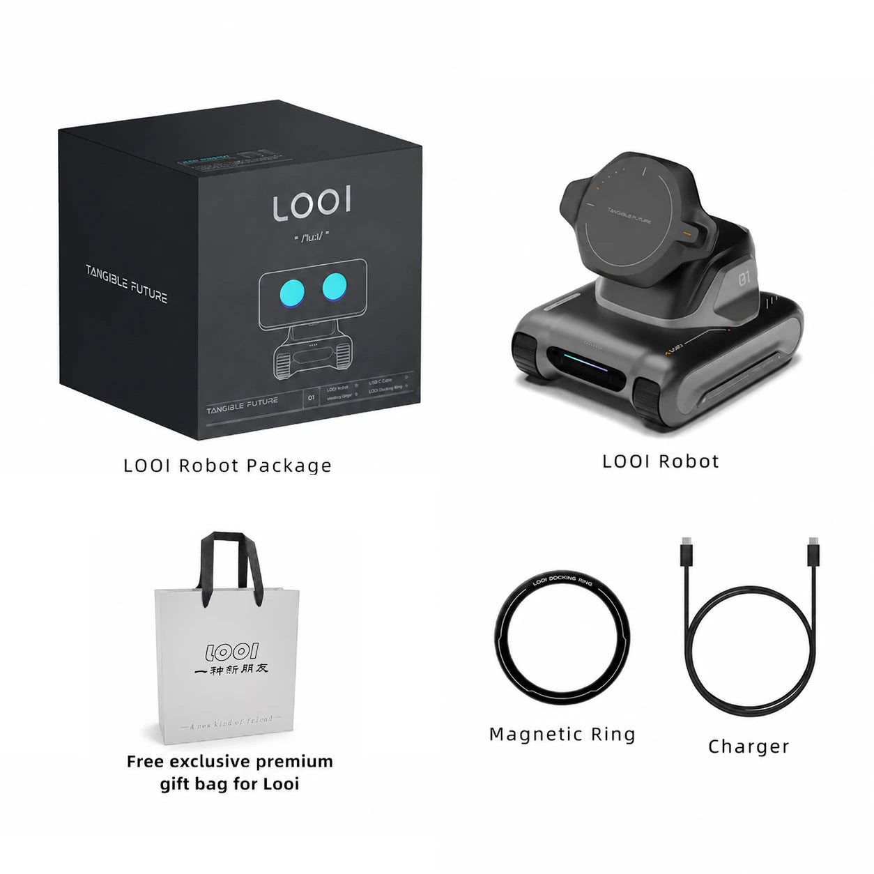Looi AI Smart Robot – Animal de Compagnie Digital Interactif