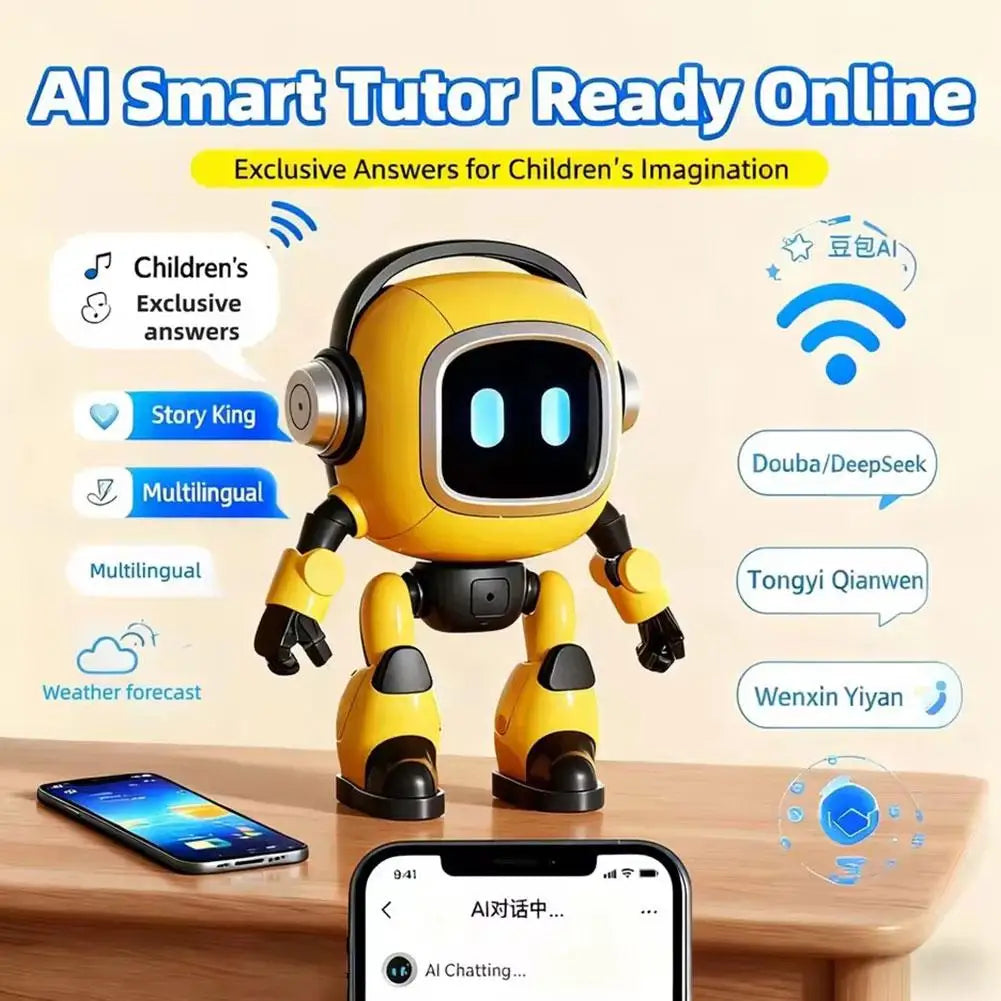 Robot Compagnon IA Éducatif pour Enfants – Télécommande – Jouet Interactif Intelligent
