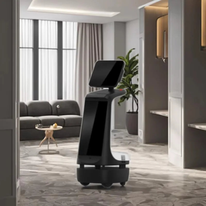 Custom Intelligent Reception Robot with Large Display, AI Assistant  Professional Welcome Robot for Lobbies, Exhibitions