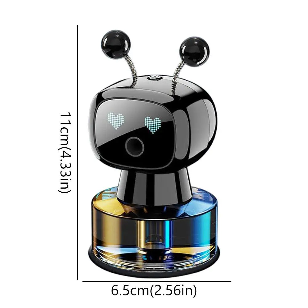 Diffuseur Aromes Voiture Design Robot - Spray Automatique - Purificateur Air Auto