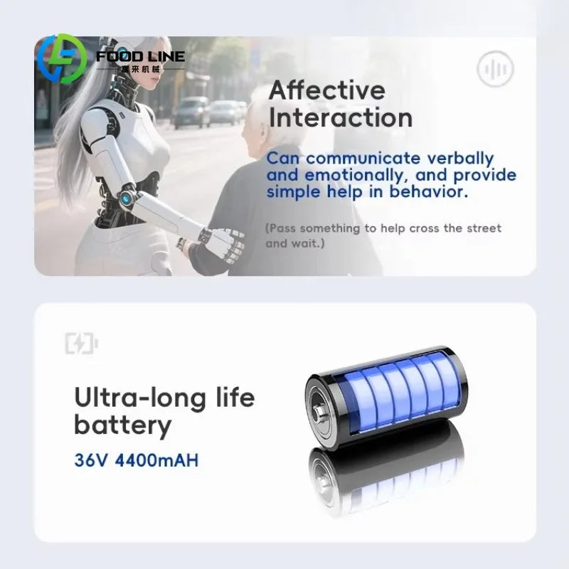 Customized Commercial AI Intelligent Service Robot 24 Hour Instruction Realistic Touch Feeling Rubber Educational Smart Remote